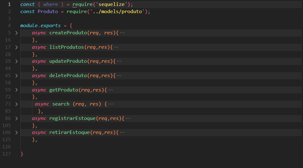controller produtos da API produtos